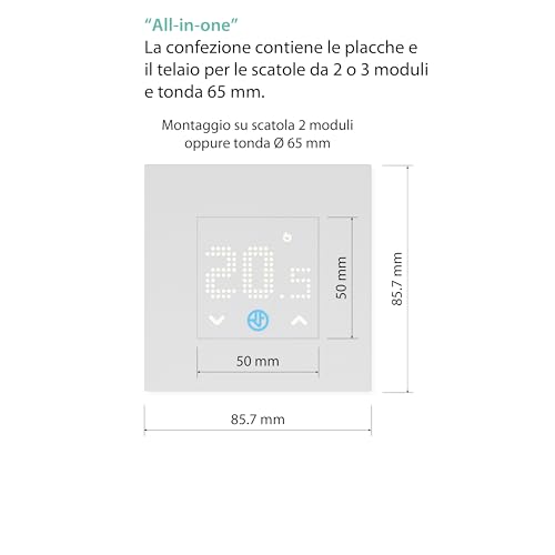 Termostato Finder Incassato 110-230V AC Tipo 1T.T1